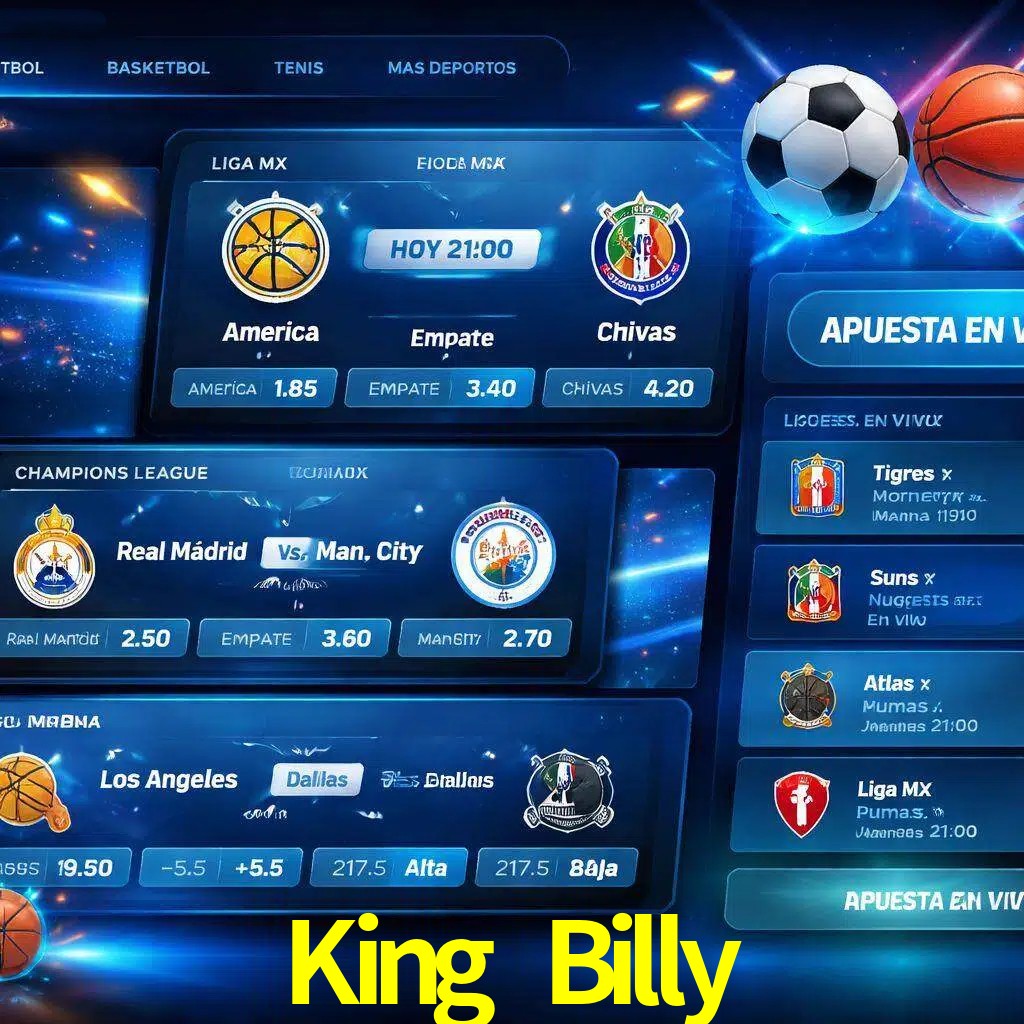 Mercados de apuestas deportivas King Billy para jugadores en México